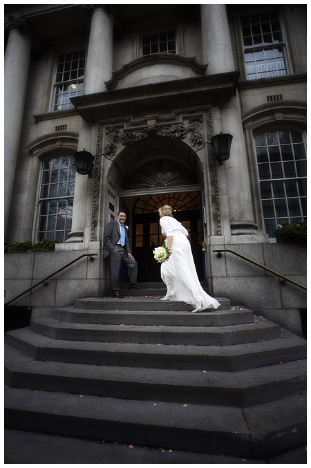 Outside Chelsea Registry Office