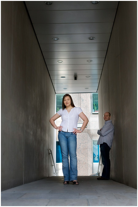 Claire and John pre-wedding portrait