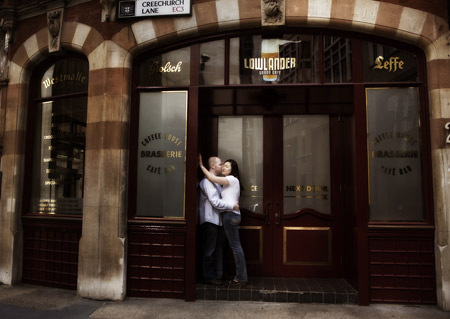 Claire and John pre-wedding portrait
