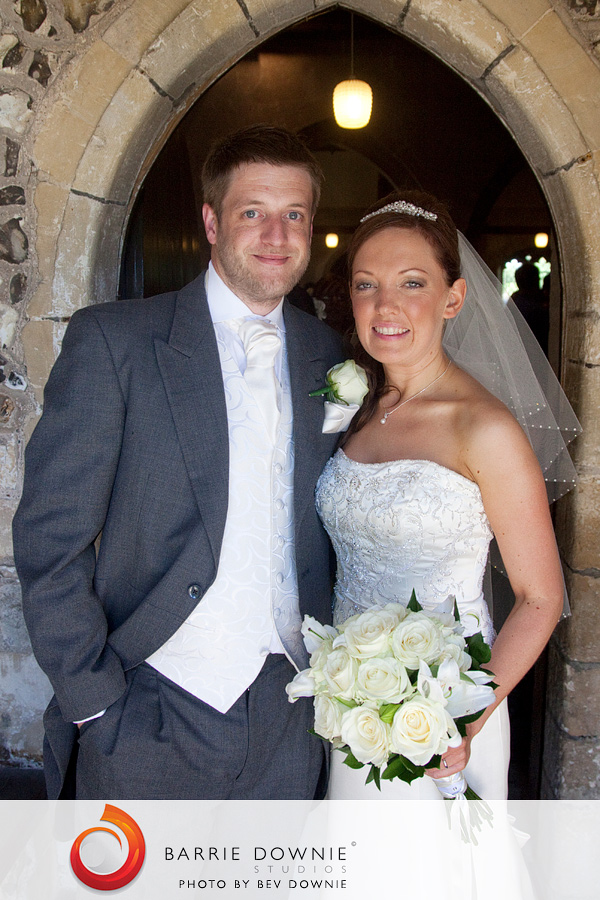 Verity and Rob's wedding at St Peter's Church, Westhampnett and Chichester 3
