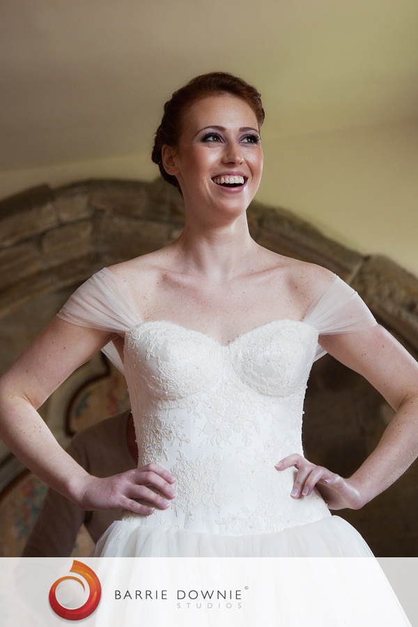 amberley-castle-bride Victoria & Simon's wedding at Goodwood House 1