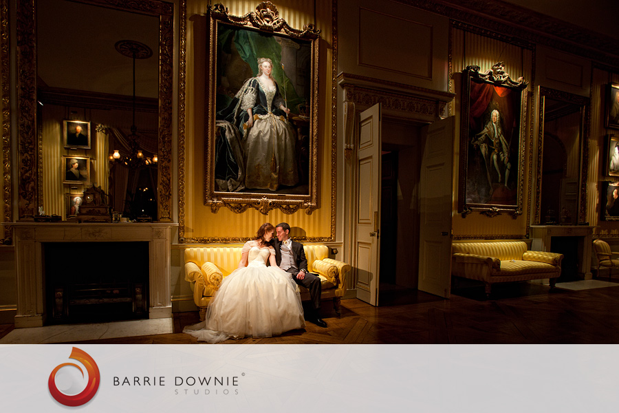 bride-and-groom-at-goodwood-house Victoria & Simon's wedding at Goodwood House 7