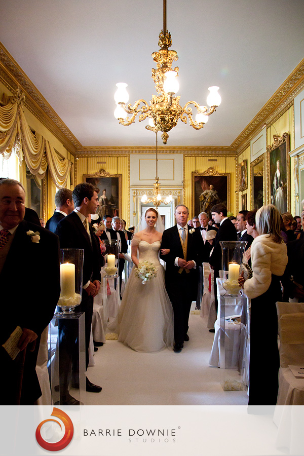 goodwood-house-wedding-bride-and-father Victoria & Simon's wedding at Goodwood House 3