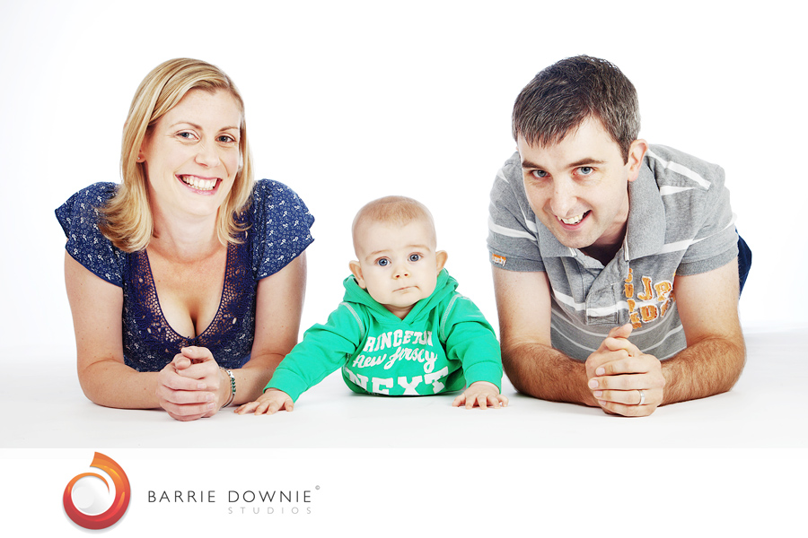 Family photography in the studio this morning 2