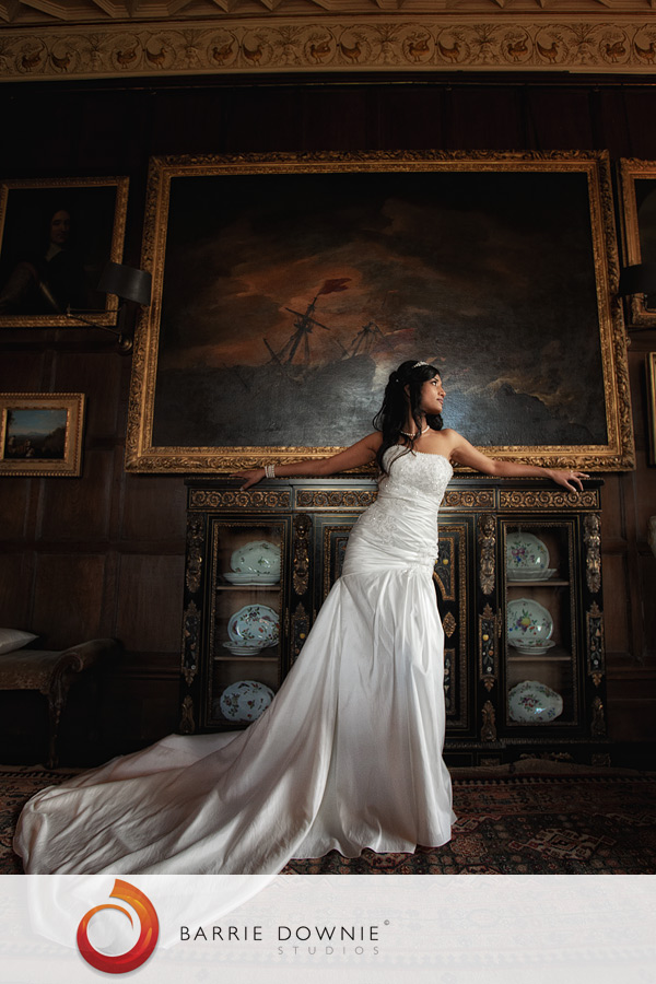 loseley-house-wedding-bride Ahila & Vasanth's wedding at Losley Park 1