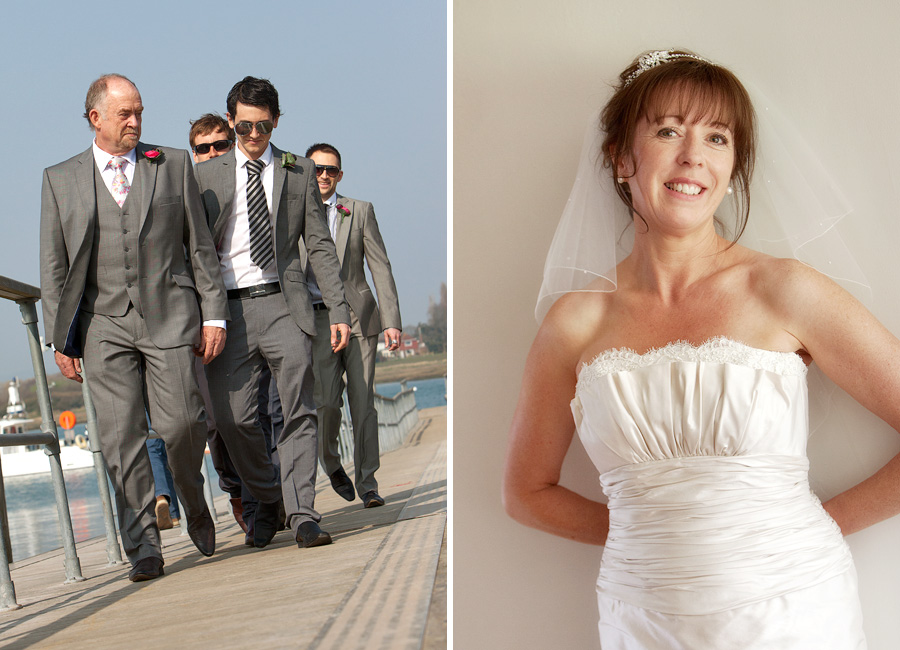 Andrea & Arnie's wedding at Itchenor church 3
