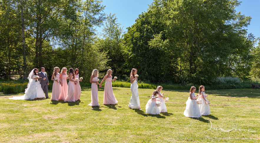 Amy & Rich's wedding at Duncton Mill West Sussex 1