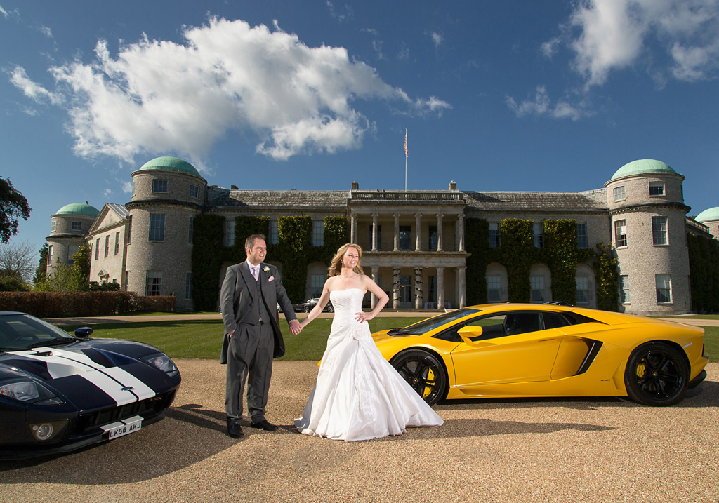wedding car lamborghini ford gt