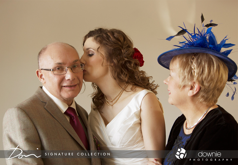bride and father cambridgeshire wedding