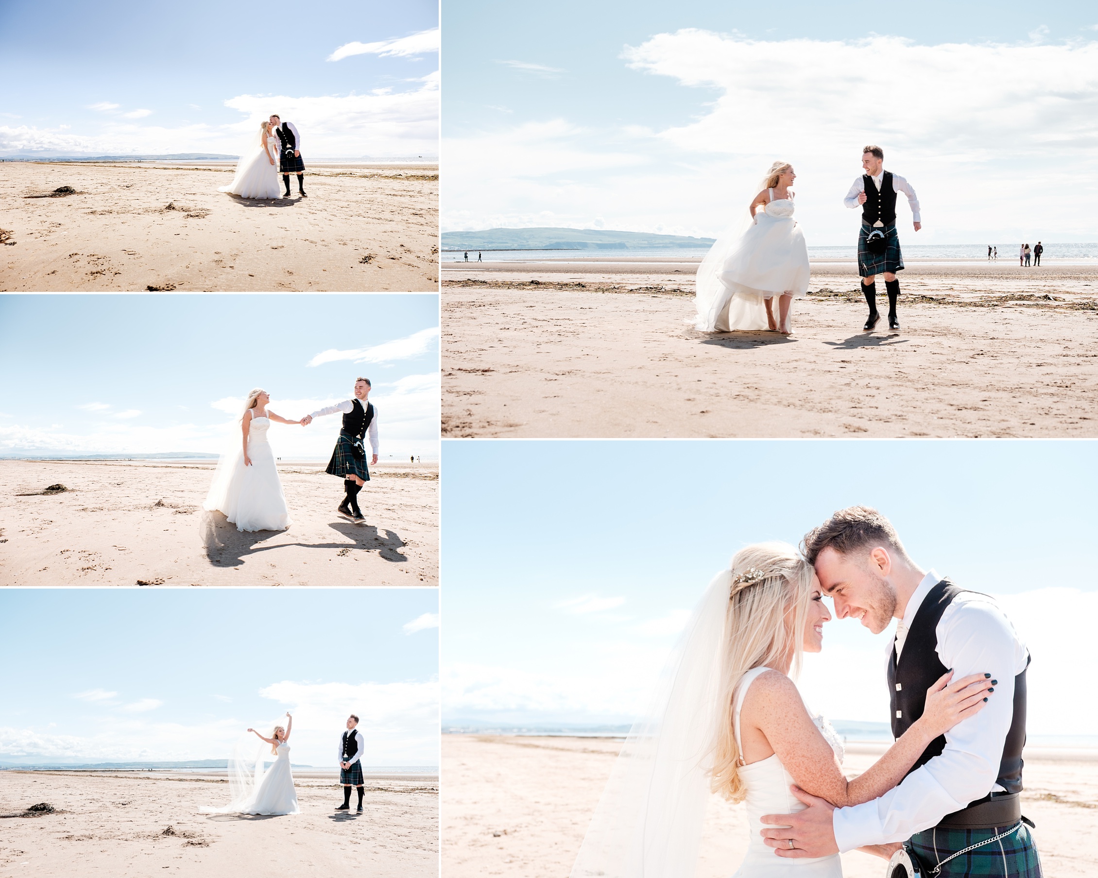 loch green house wedding beach photos