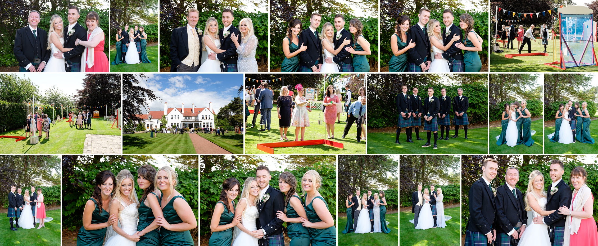 wedding at loch green house scotland