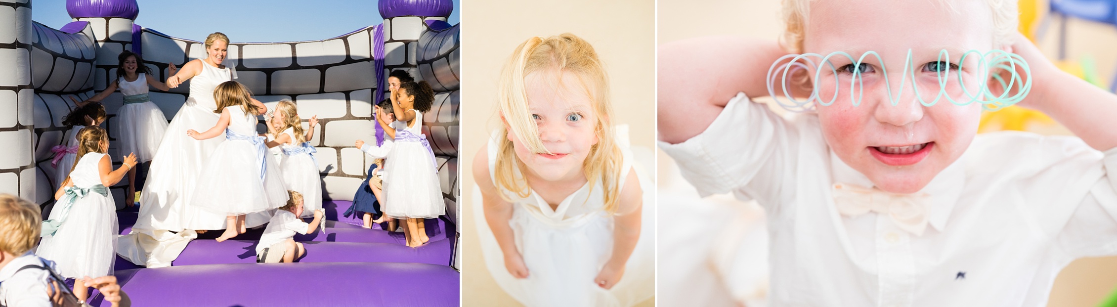 bouncy castle wedding