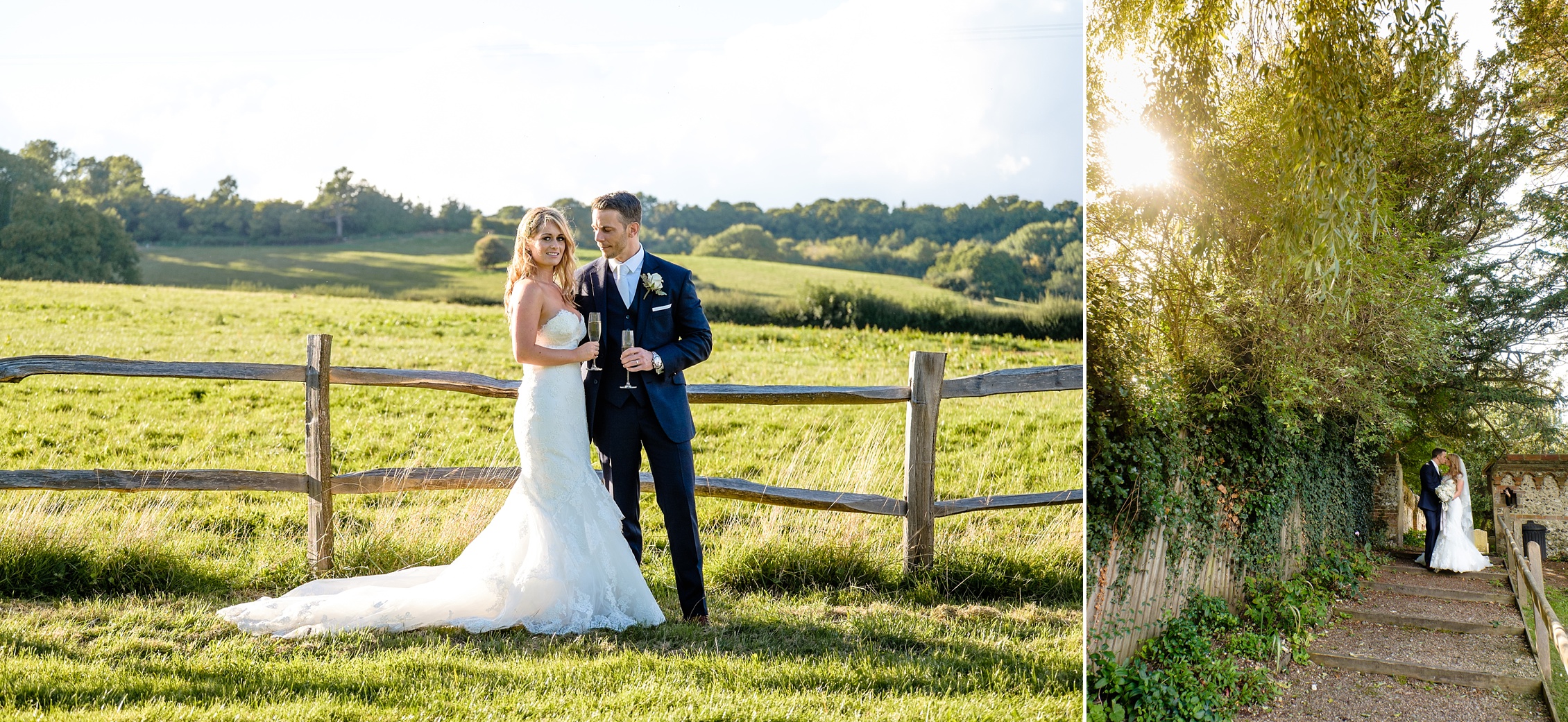 bride and groom together