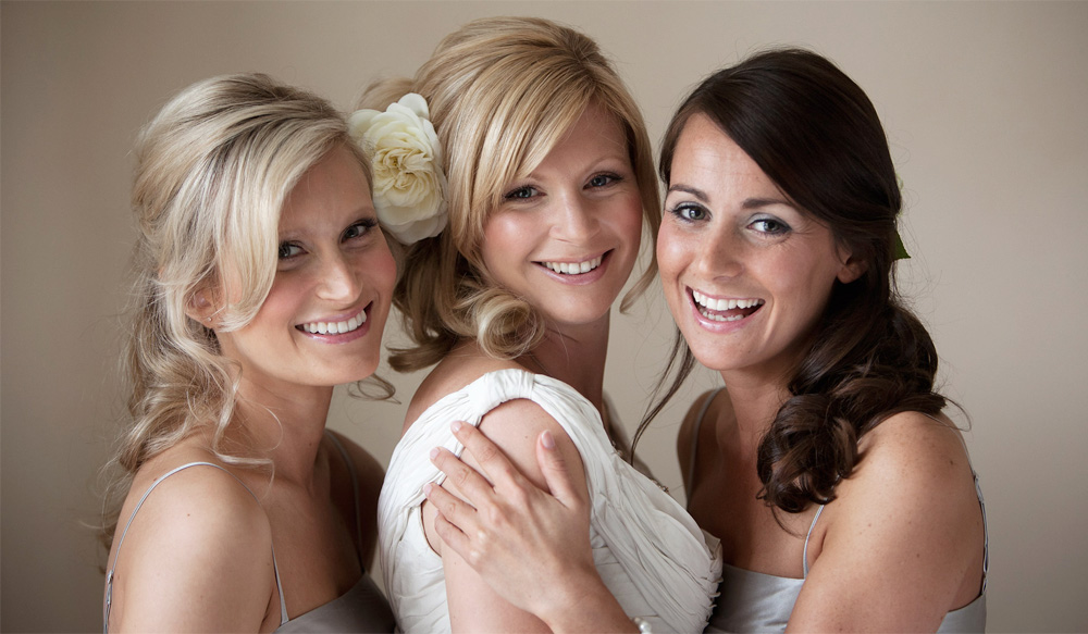 bride-and-brides-maids-wedding-photography high rocks