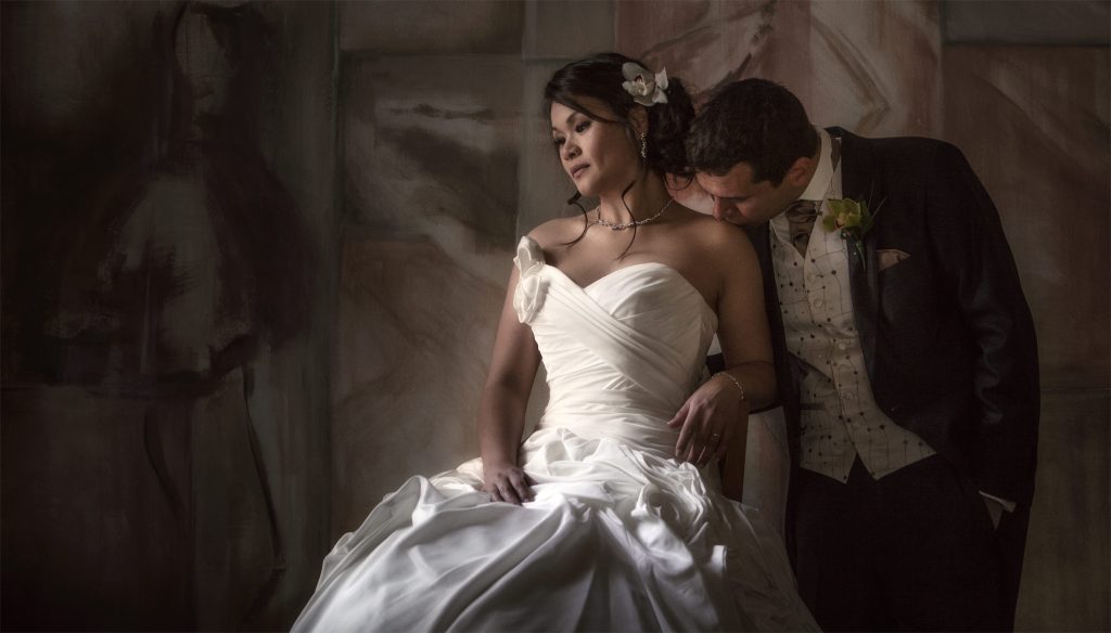 wedding bride and groom - wedding photographer Derbyshire