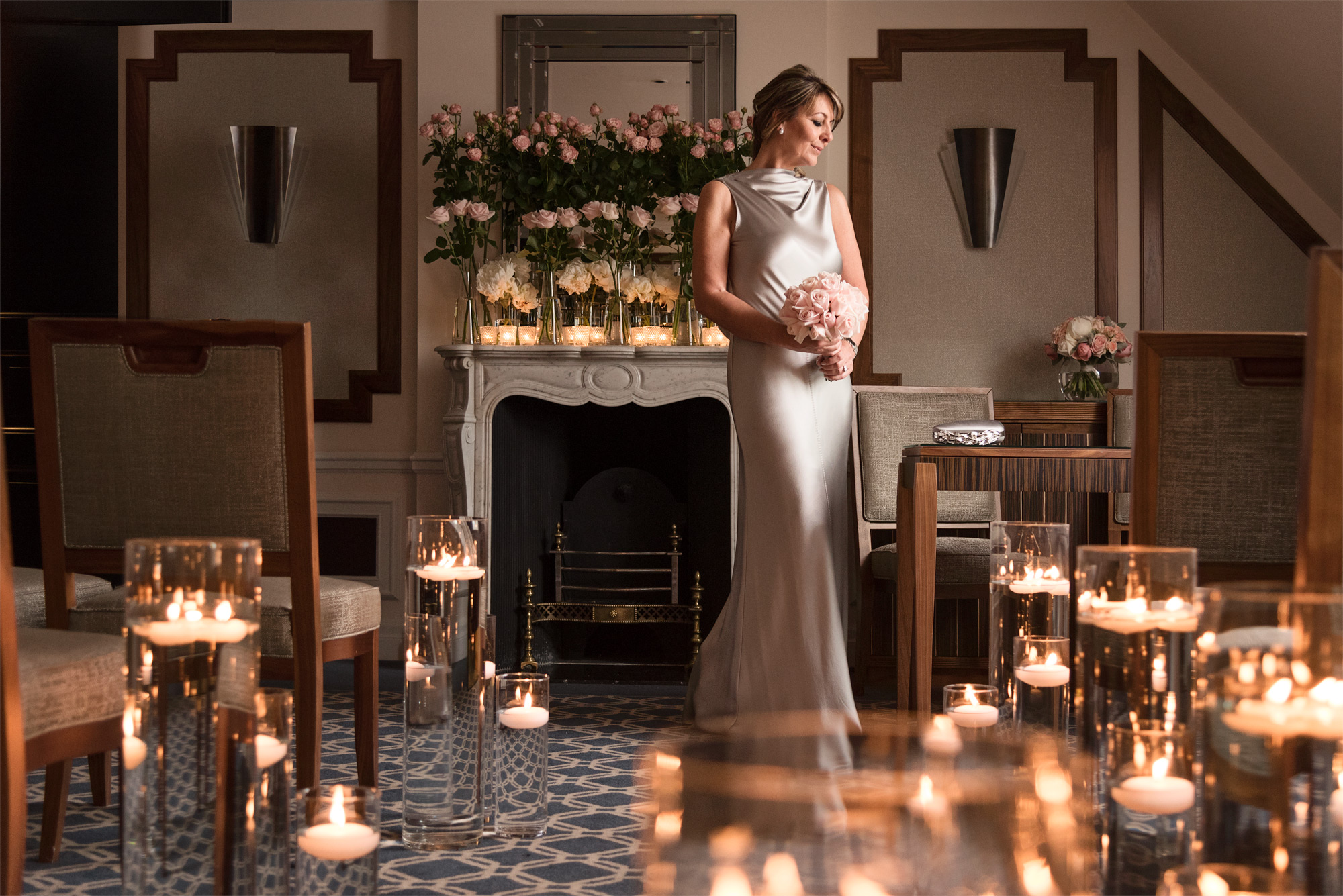 claridges-bride-in-cermony-room-mcqueens-flowers
