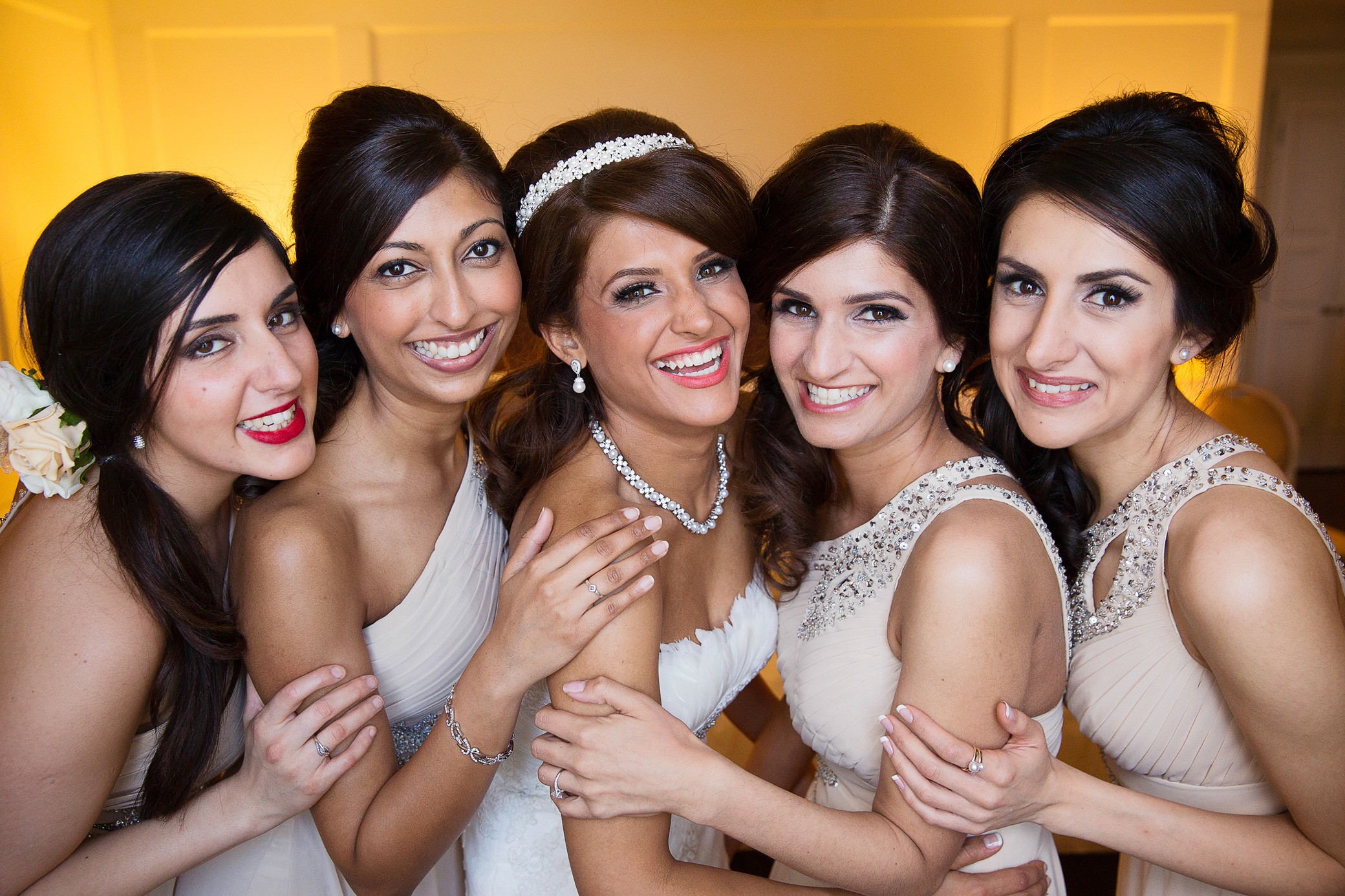 london-wedding-photographer-persian-bride-and-bridesmaids-laughing