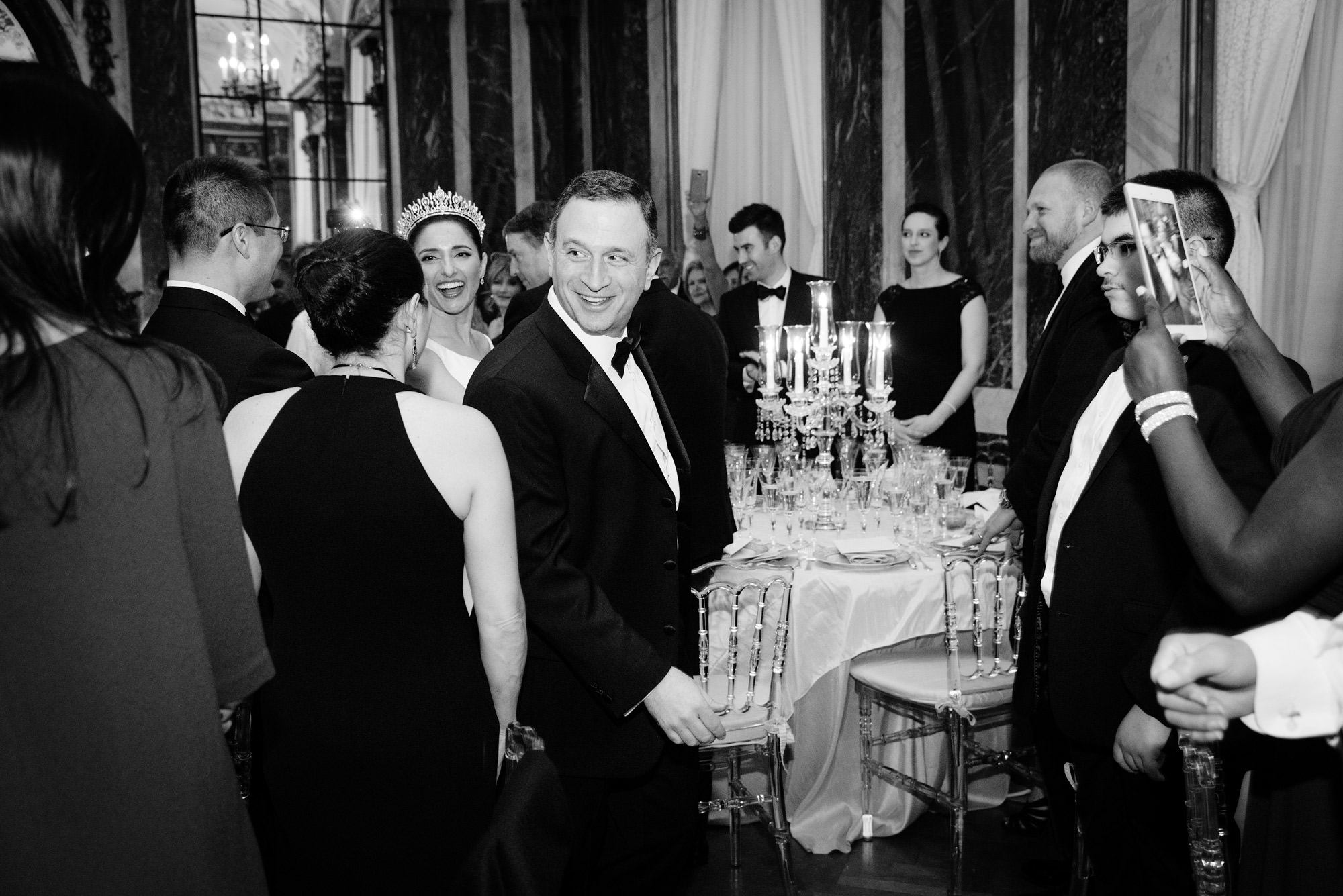 bride-and-groom-enter-toom-james-burden-mansion-wedding