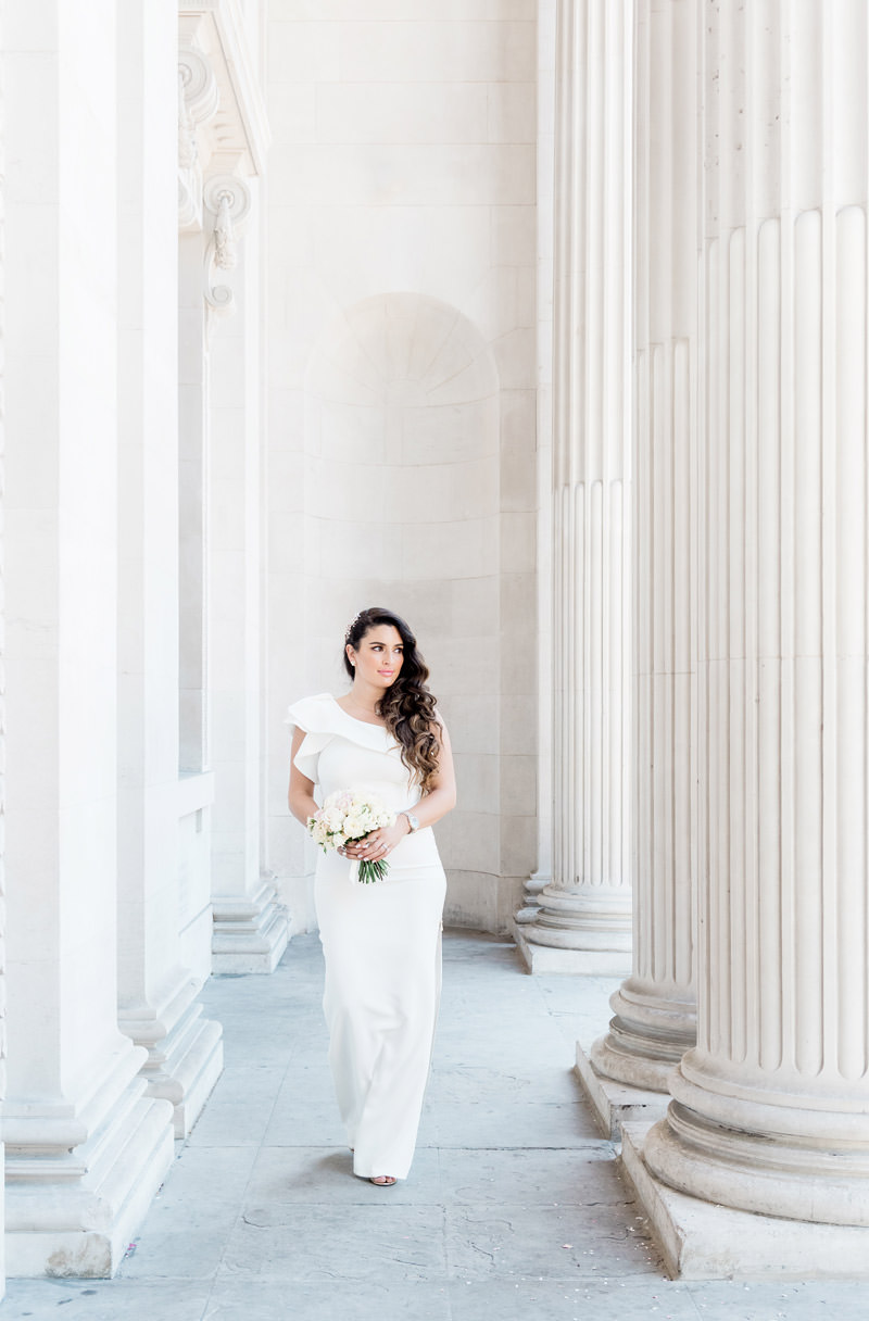 Claridges wedding bride 