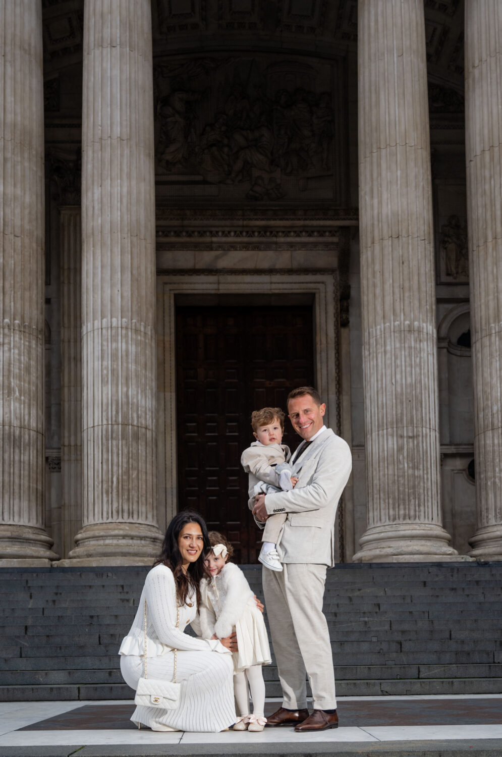 Christening at St Pauls Cathedral, London 1