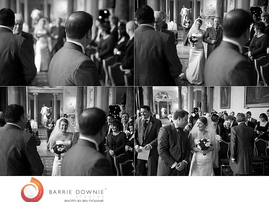 Kala and Julian’s wedding at The Sculpture Gallery, Woburn Abbey