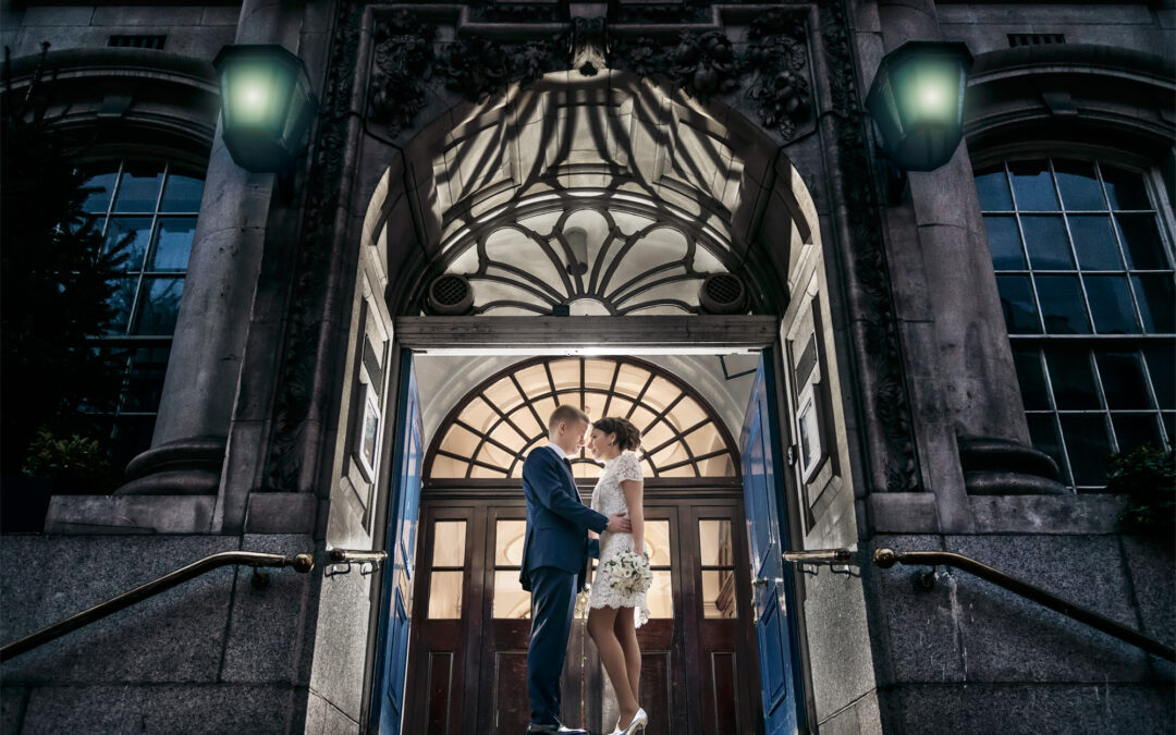 Chelsea Registry office wedding of Alexander and Laura