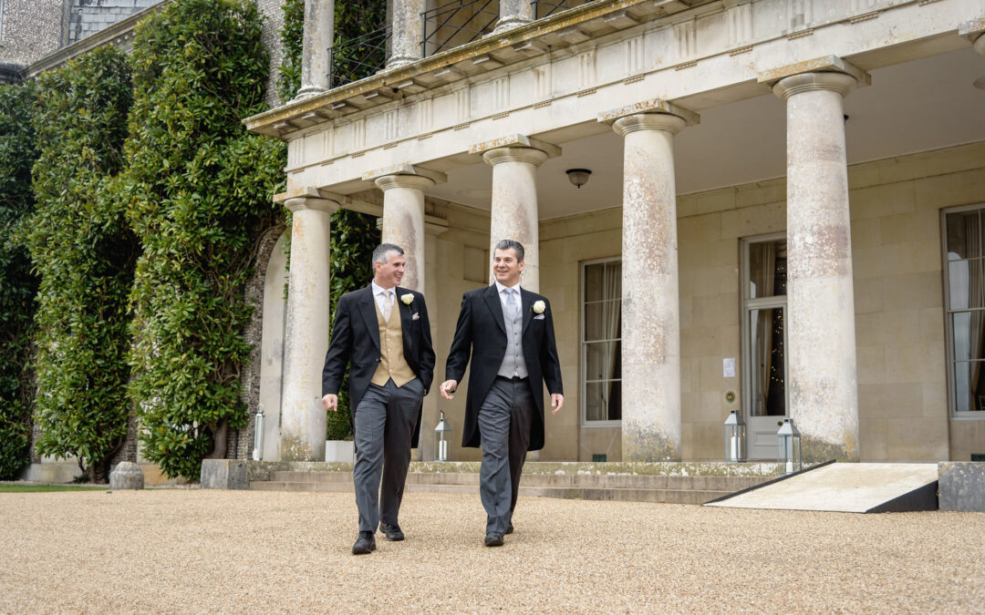 Winter wedding at Goodwood House of Anna & Paul