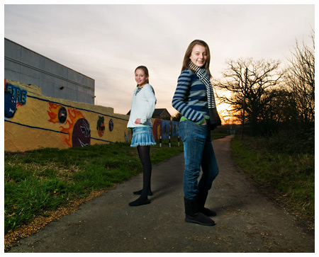 Katie and Olivia portrait session