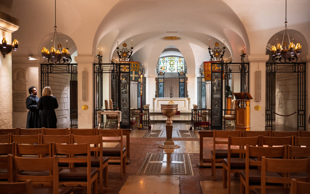 St Paul’s Cathedral Christening in the OBE Chapel | Jane & Jason
