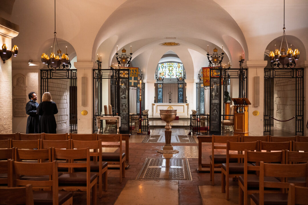 St Paul's Cathedral Christening in the OBE Chapel | Jane & Jason